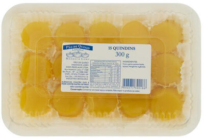 Quindim Pão De Queijo Bandeja 300g 15 Unidades