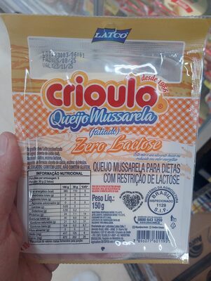 Mussarela criolo 150g