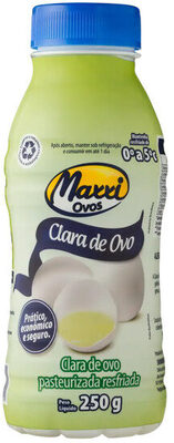 Clara De Ovo Pasteurizada Resfriada Maxxi Ovos Frasco 250g
