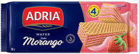 Biscoito Wafer Recheio Morango Adria Pacote 100g