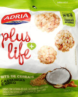 Plus + Life Bits de cereais castanha e coco