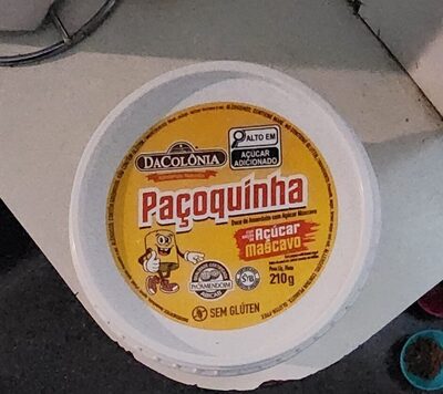 "Paçoquinha" com Açúcar Mascavo