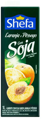 Bebida à Base De Soja Laranja E Pêssego Shefa Caixa 1l