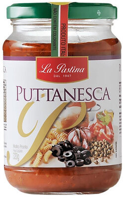 Molho De Tomate Puttanesca La Pastina Vidro 320g