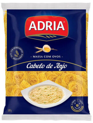 Macarrão De Sêmola Com Ovos Cabelo De Anjo Adria Pacote 500g