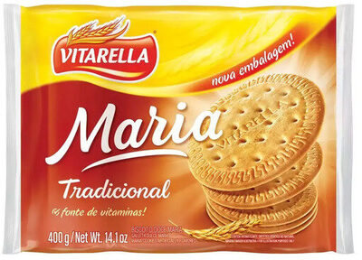Biscoito Maria Tradicional Vitarella Pacote 400g