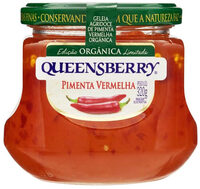 Geleia Agridoce Orgânica Pimenta Vermelha Queensberry Vidro 320g