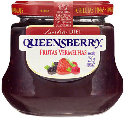 Geleia Frutas Vermelhas Diet Queensberry Vidro 280g