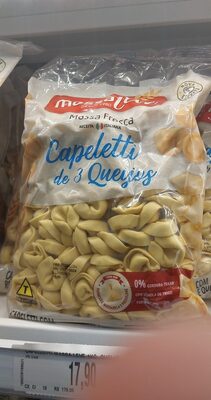 Massa Leve Massa Fresca Capeletti de 3 Queijos