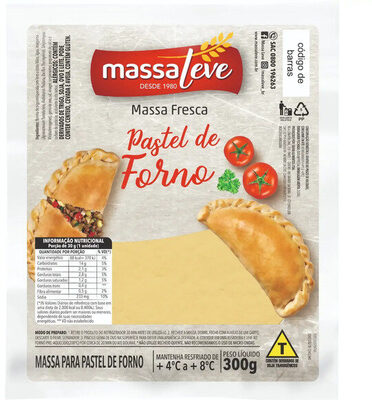 Massa Pastel Massaleve Forno front packaging