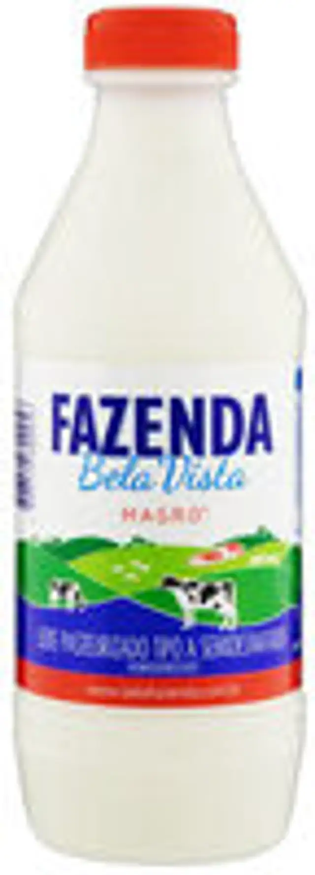 Leite Pasteurizado Homogeneizado Tipo A Semidesnatado Fazenda Bela Vista Garrafa 1l