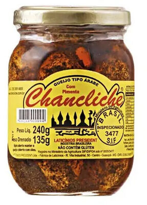 Queijo Labneh Com Orégano E Pimenta Calabresa Ao óleo Chancliche President 135g