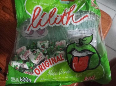 Bala sabor maçã verde