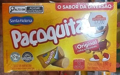 Paçoquita sabor Original front packaging