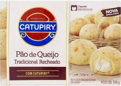 Pão De Queijo Congelado Tradicional Recheio Catupiry Original Caixa 390g
