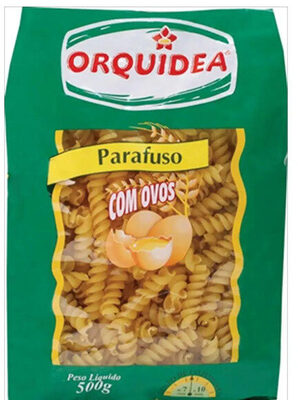 Macarrão De Sêmola Com Ovos Parafuso Orquídea Pacote 500g