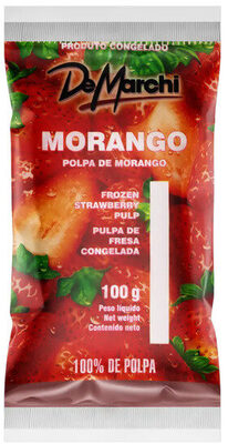 Polpa De Fruta Morango De Marchi Pacote 100g