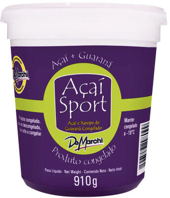 Açaí Com Guaraná De Marchi Sport Pote 910g
