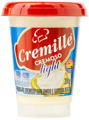 Requeijão Cremoso Com Amido Light Vale Do Pardo Cremille Copo 200g