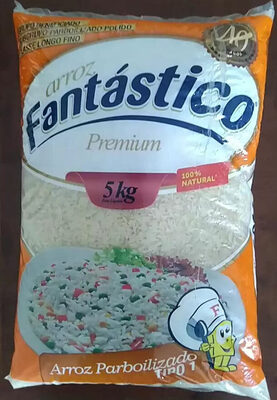 Arroz parboilizado tipo 1 front packaging