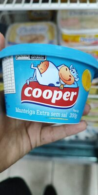 Manteiga sem sal front packaging