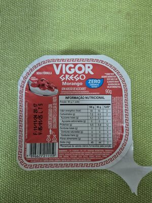 Yogurte grego de morango