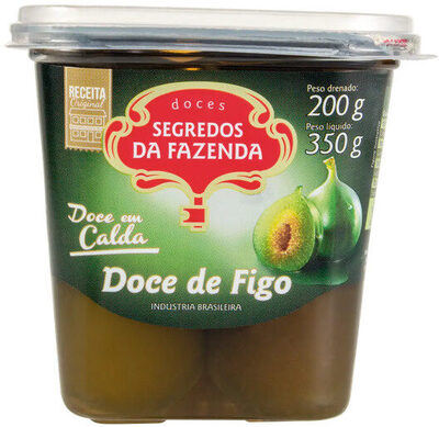 Doce Figo Segredos Da Fazenda Pote 200g