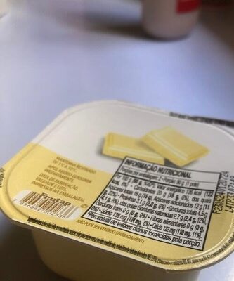 Sobremesa láctea  chocolate branco