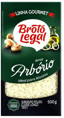 Arroz Arbório Tipo 1 Broto Legal Gourmet Caixa 500g