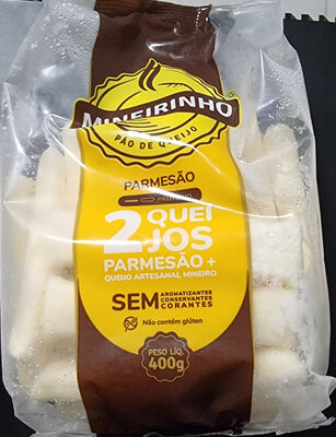 Pão de Queijo Palitinho 2 Queijos Parmesão + Queijo Artesanal Mineiro