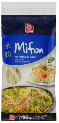 Alfa Macarrao De Arroz Mifum 500gr Mifun