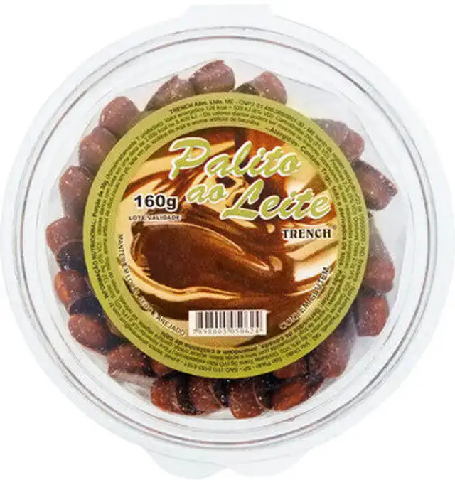 Palito Trench 160gr Ao Leite front packaging