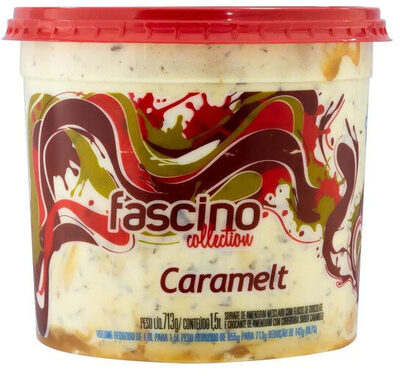 Sorvete Caramelt Jundiá Fascino Collection Pote 1,5l front packaging