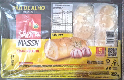 Pão de alho front packaging