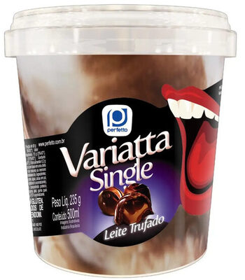 Sorvete Leite Trufado Perfetto Variatta Single Pote 500ml