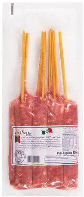 Linguiça De Carne Suína E Bovina Em Espeto La Serra Grill 500g
