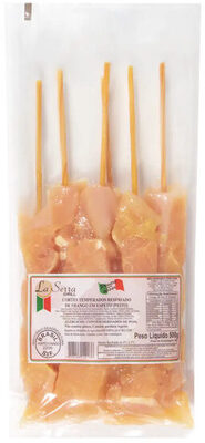 Peito De Frango Resfriado Temperado Em Espeto La Serra Grill 500g