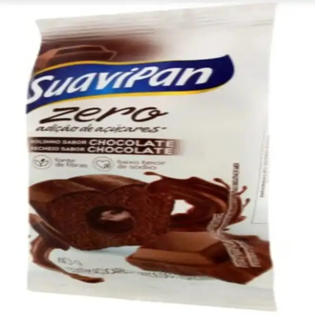 Bolinho Suavipan Zero Chocolate 12x40g front packaging