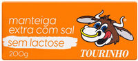 Manteiga Extra Com Sal Zero Lactose Tourinho 200g
