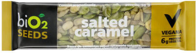 Barra De Sementes Salted Caramel Bio2 Seeds Pacote 38g