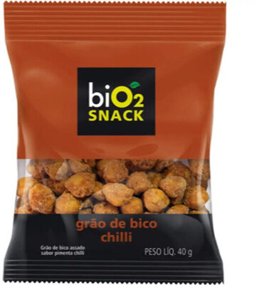 Grão De Bico Assado Chilli Bio2 Snack Pacote 40g front packaging