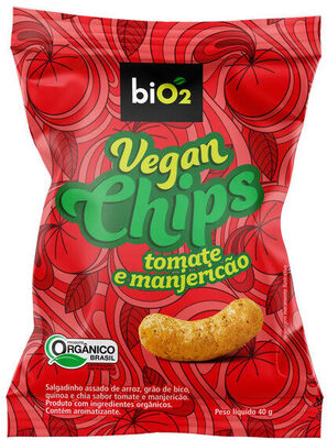 Salgadinho Orgânico Tomate E Manjericão Bio2 Vegan Chips Pacote 40g