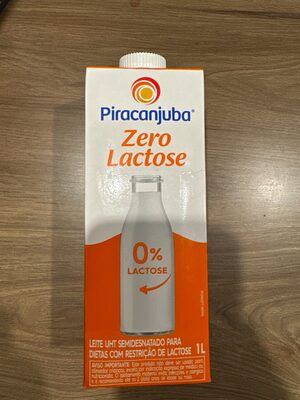Leite UHT semidesnatado para dietas com restrição de lactose