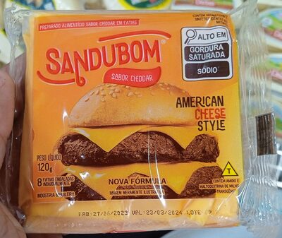 Sandubom Sabor Cheddar American Cheese Style