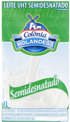 Leite Uht Semidesnatado Colônia Holandesa Caixa 1l