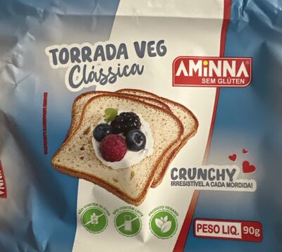 Torrada Sem Glúten Zero Lactose Zero Açúcar Aminna Caixa 90g