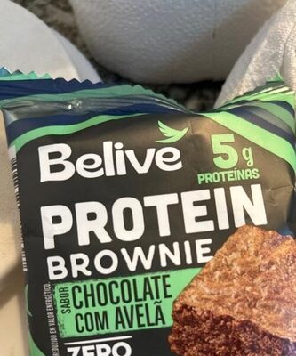 Protein brownie chocolate e avelã