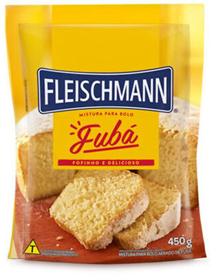 Mistura Para Bolo Aerado Fubá Fleischmann Sachê 450g