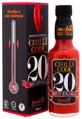Molho De Pimenta Bhut Jolokia Bombay Herbs Spices Chilli Code Vidro 60ml