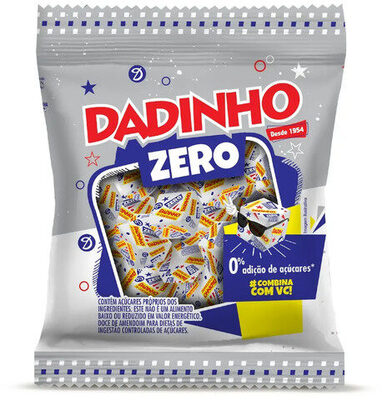 Bala Dadinho Zero Acucar 180g